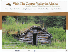 Tablet Screenshot of coppervalleychamber.com